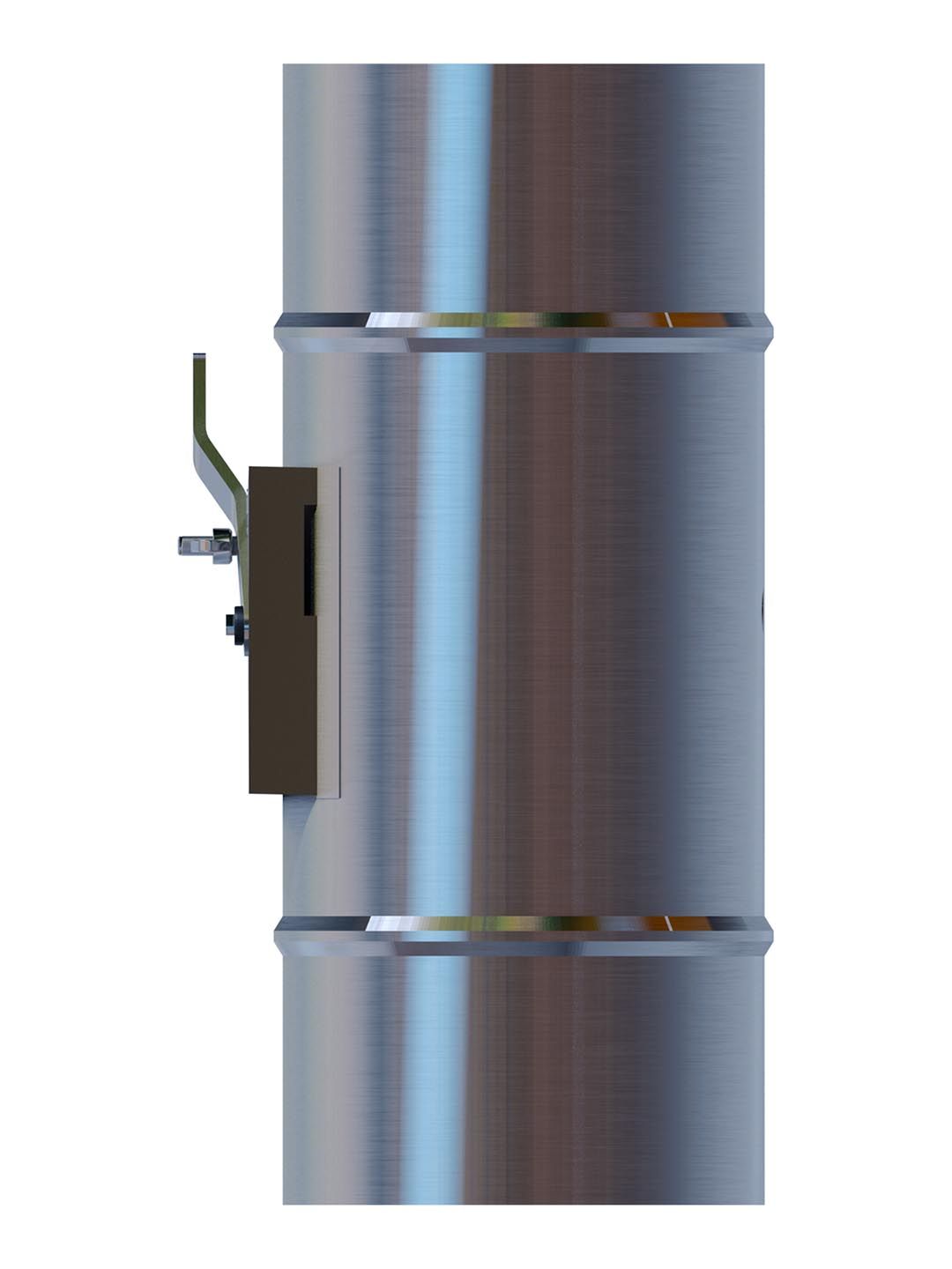 картинка Дроссель-клапан, серия TTV, для круглых воздуховодов, D150, оцинкованная сталь от магазина sp-market