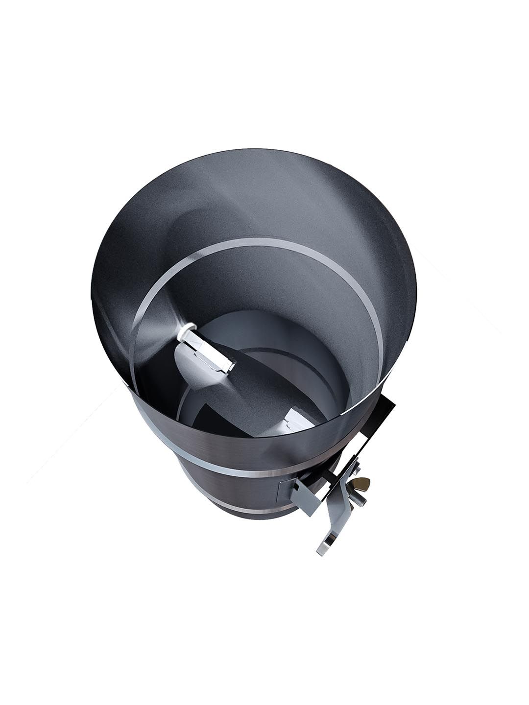 картинка Дроссель-клапан, серия TTV, для круглых воздуховодов, D150, оцинкованная сталь от магазина sp-market