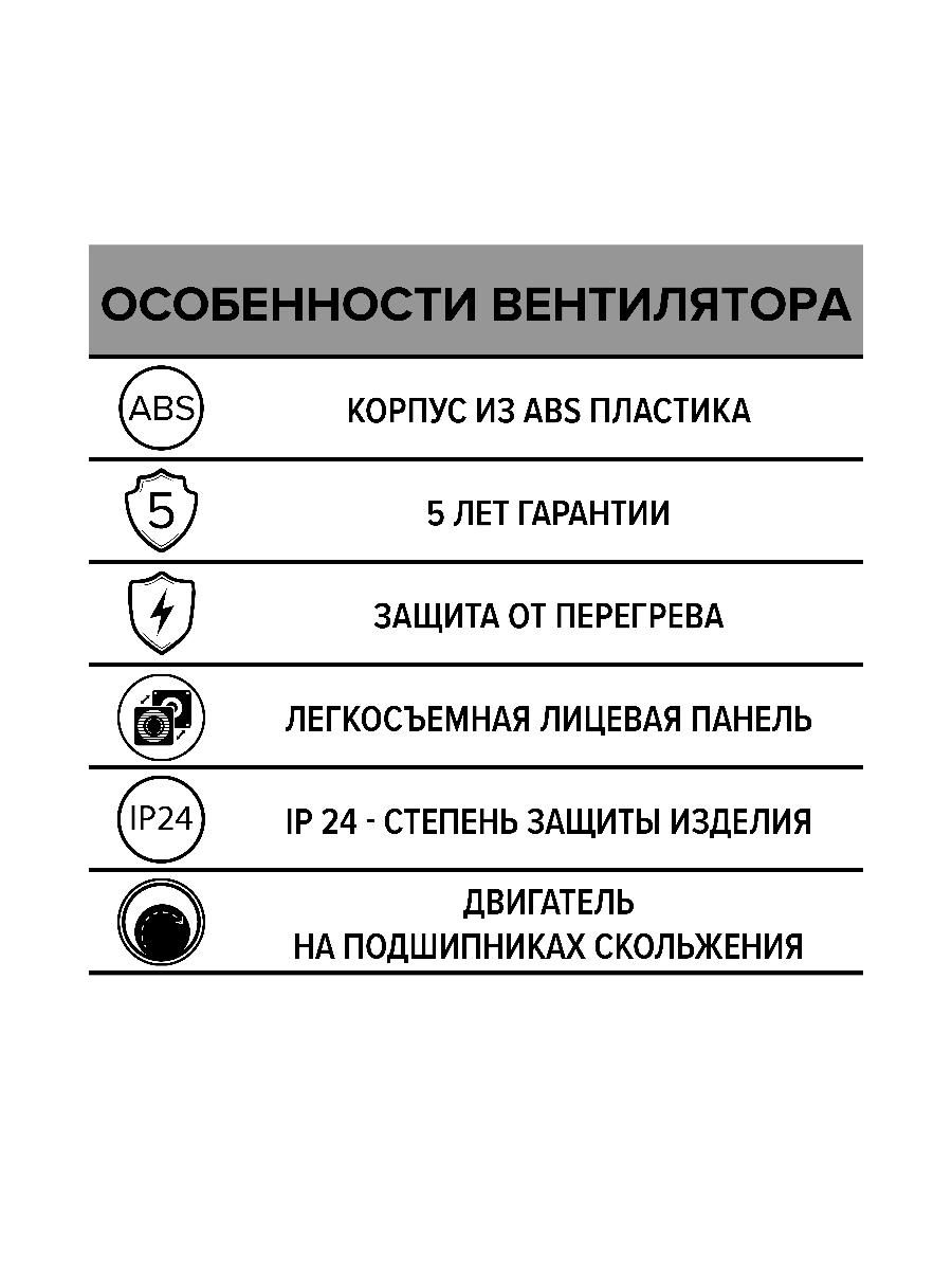 картинка Бытовой вентилятор WIND 120 ERA от магазина sp-market