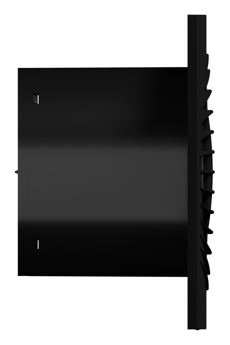 картинка Вентилятор накладной SLIM D125 обр.клапан Matt black DICITI от магазина sp-market