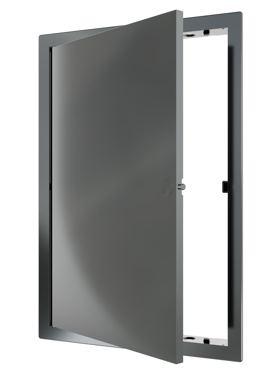 картинка Люк ревизионный LN фланец 200х300 нажимной 223х323 пластик Gray EVECS от магазина sp-market