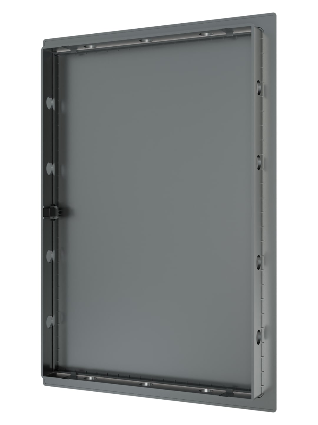 картинка Люк ревизионный LN фланец 200х300 нажимной 223х323 пластик Gray EVECS от магазина sp-market