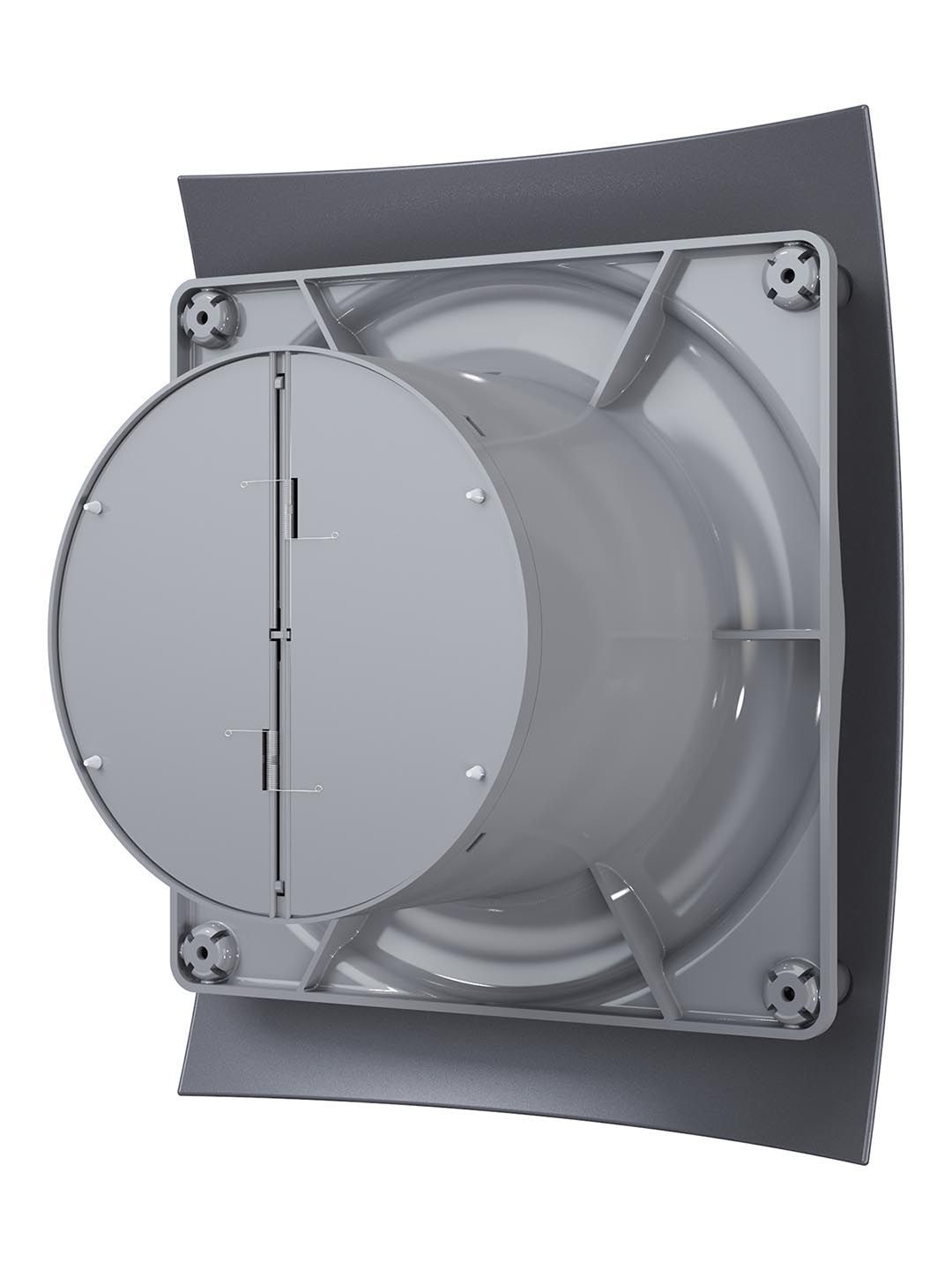 картинка Бытовой вентилятор BREEZE 4C dark gray metal DICITI от магазина sp-market