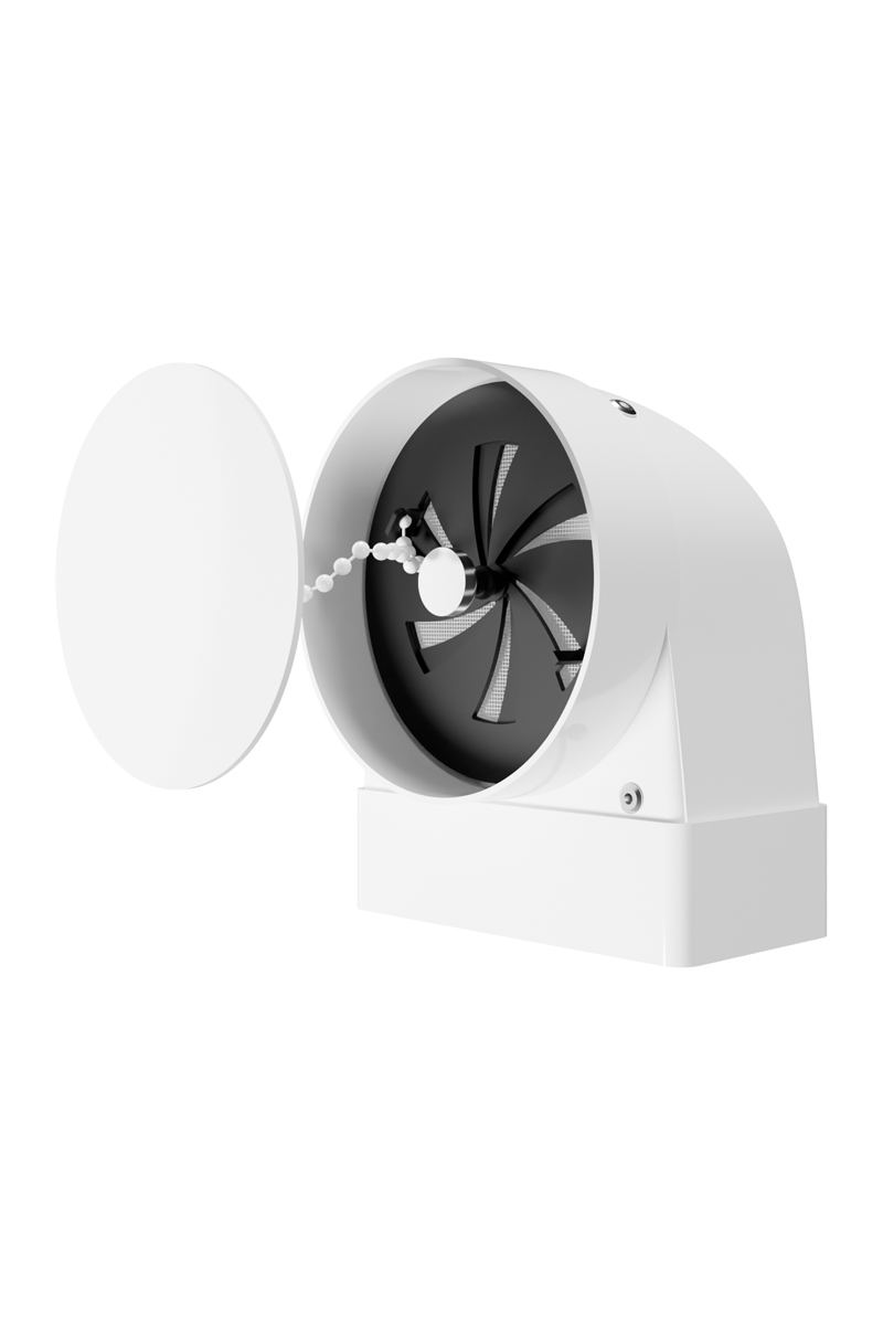 картинка Решетка вентиляционная SH 55х110 сетка разъемная на магнитах D100 ERA от магазина sp-market