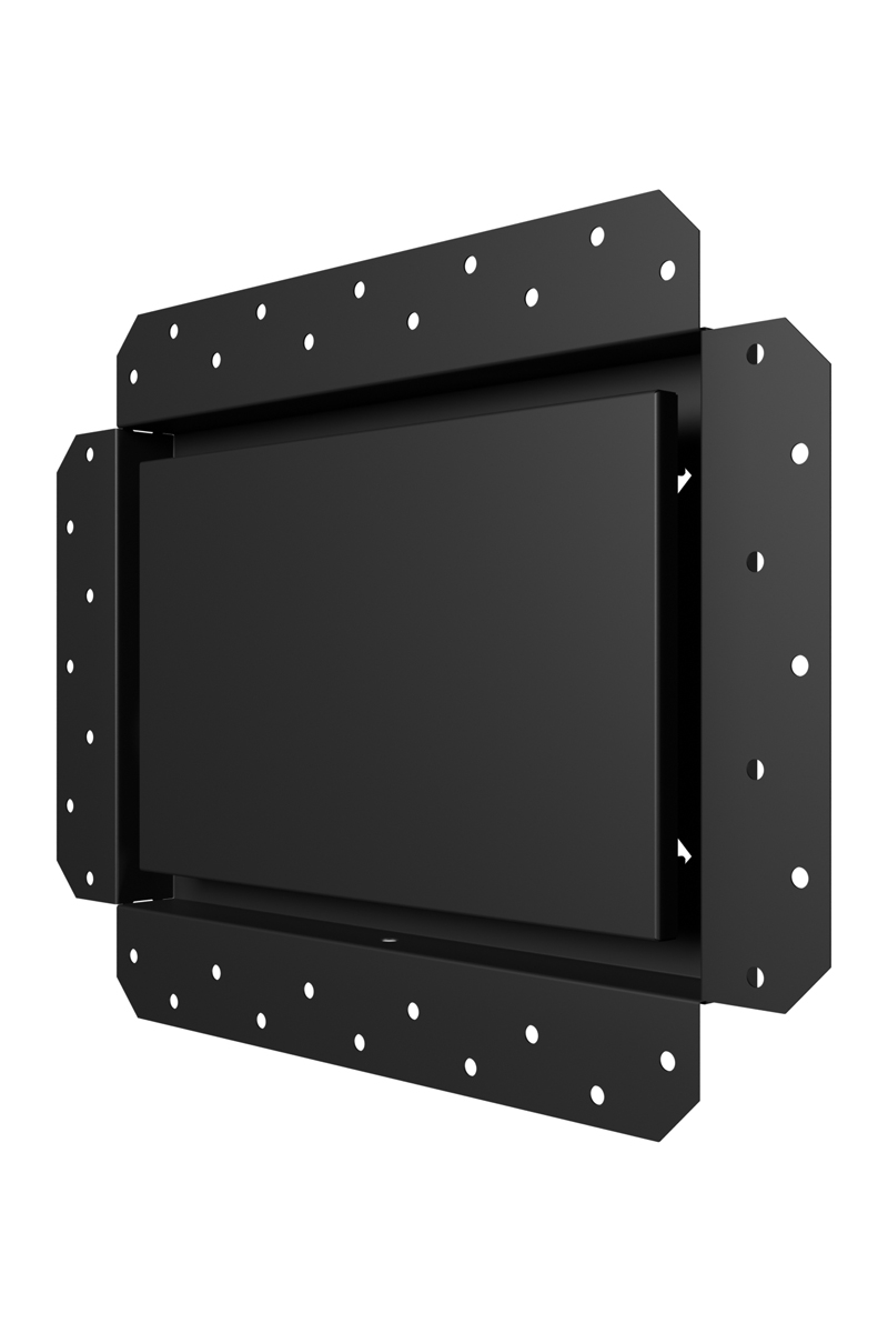 картинка Вентилятор встраиваемый EXCELLENT D125 осевой обр.клапан шариковый подшипник черный матовый ERA от магазина sp-market