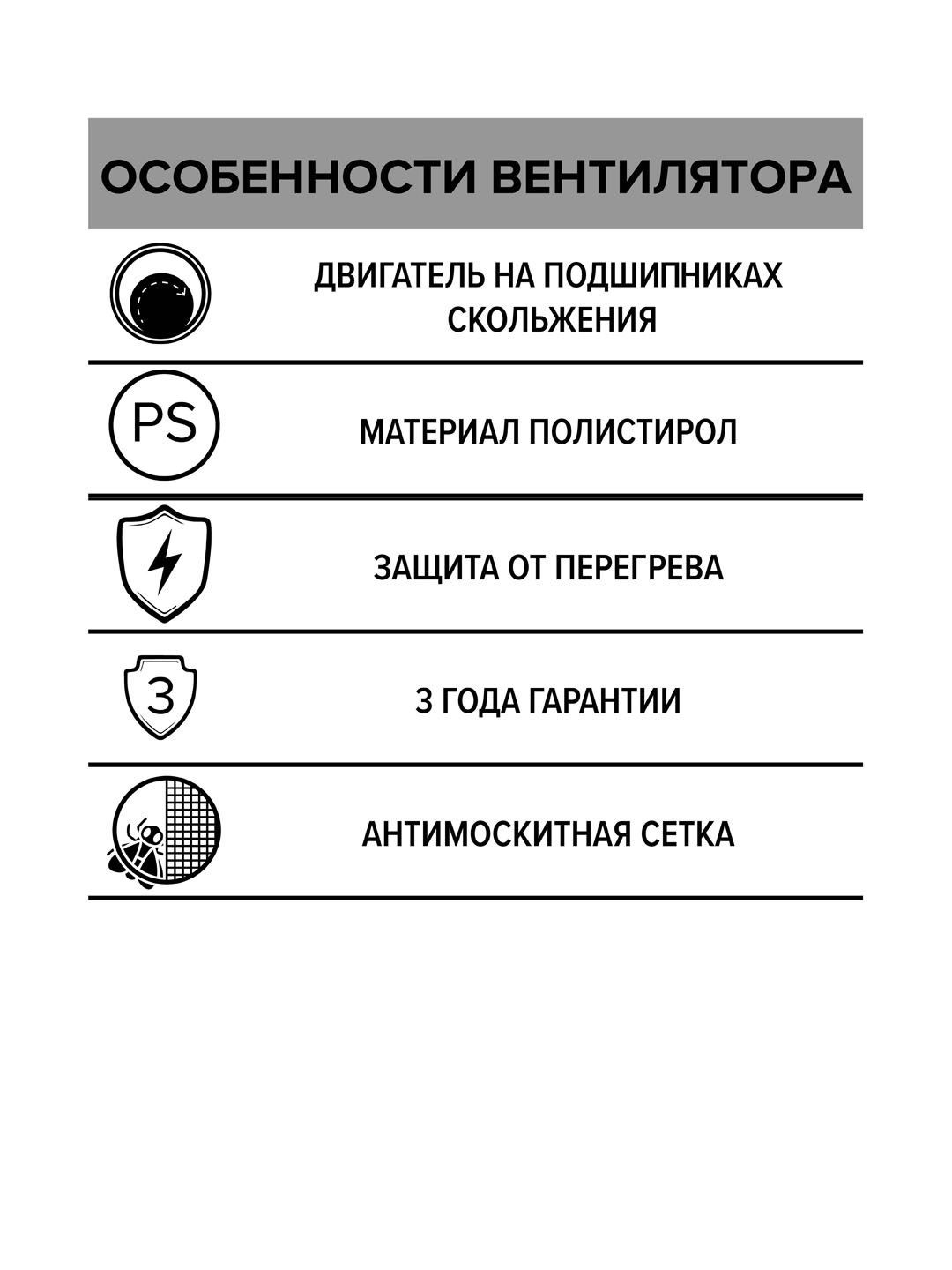 картинка Бытовой вентилятор C 5S AURAMAX от магазина sp-market