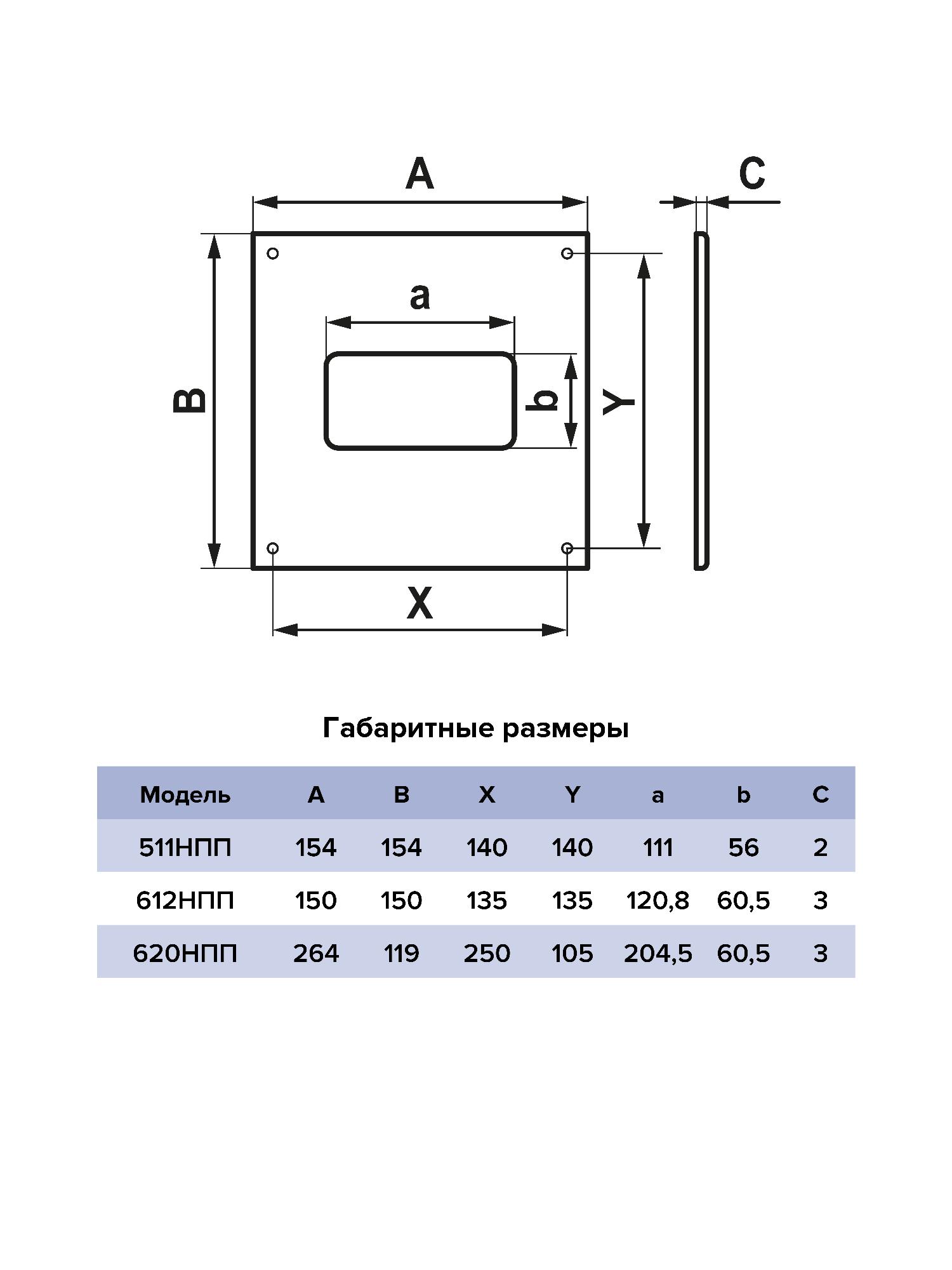 картинка Накладка торцевая НПП 55х110 153х153 пластик ERA от магазина sp-market