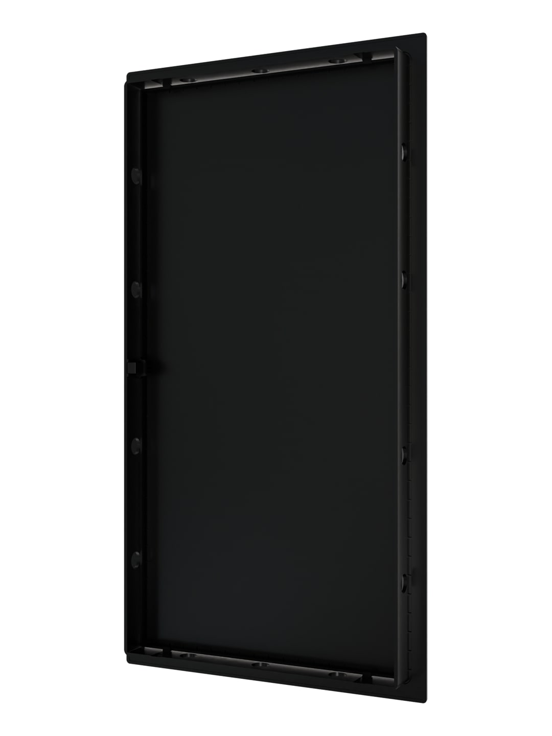 картинка Люк ревизионный LN фланец 200х400 нажимной 223х423 пластик Black EVECS от магазина sp-market