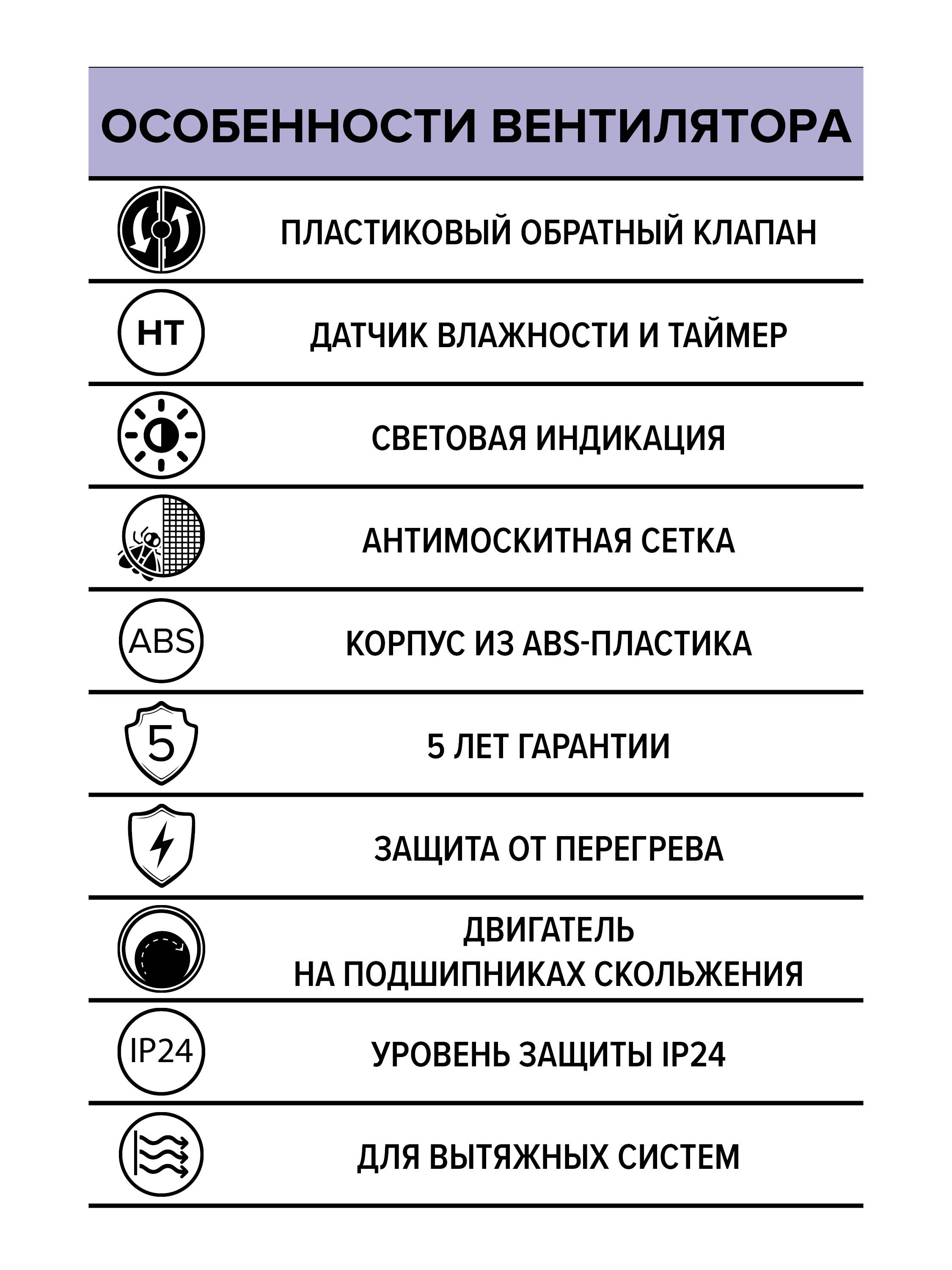 картинка Бытовой вентилятор ERA 5C HT ERA от магазина sp-market