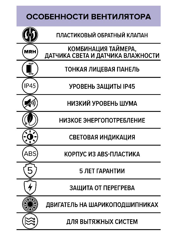 картинка Бытовой вентилятор SLIM 4C MRH DICITI от магазина sp-market