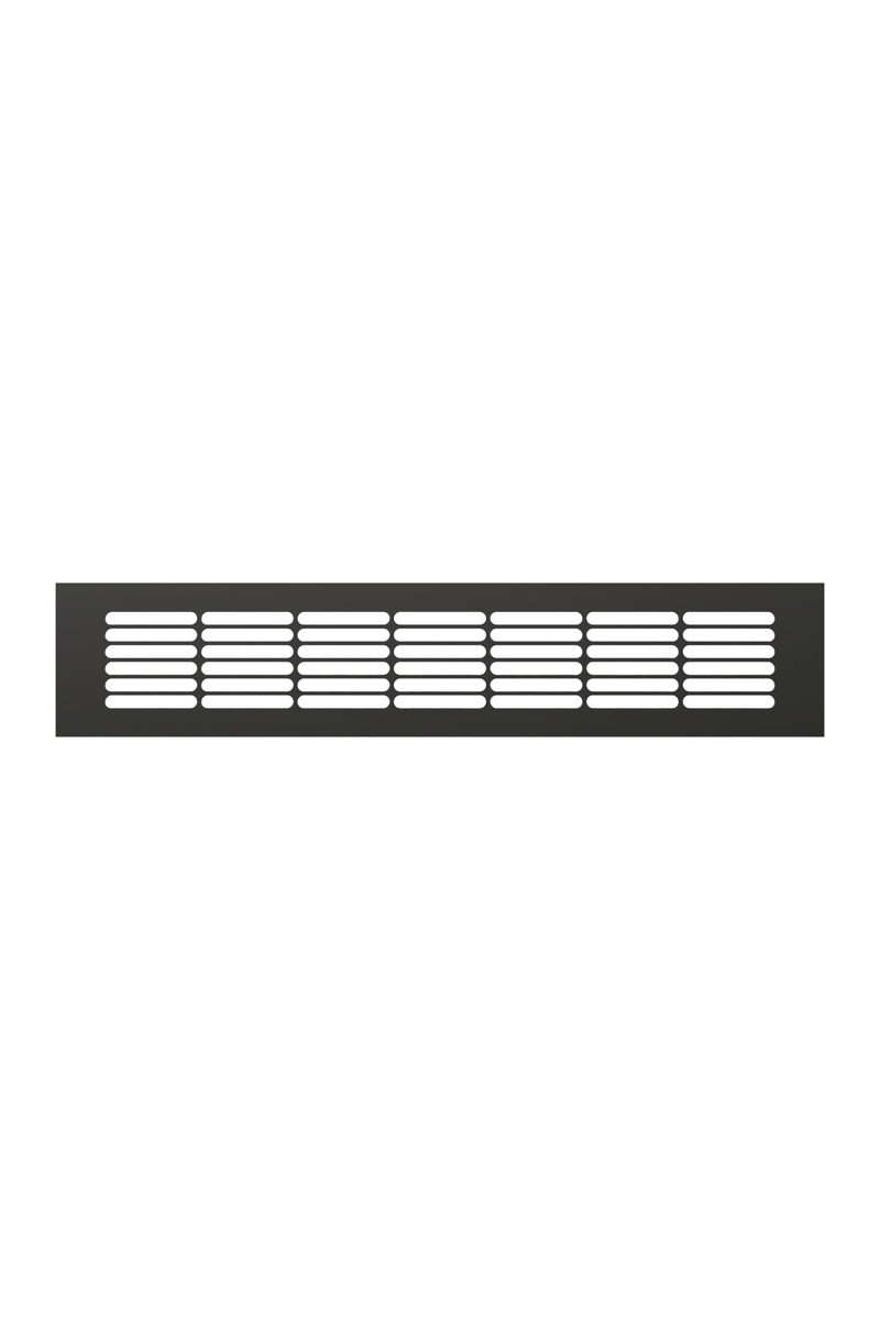 картинка Решетка вентиляционная DP AL переточная 300x60 алюминий Matt black ERA от магазина sp-market