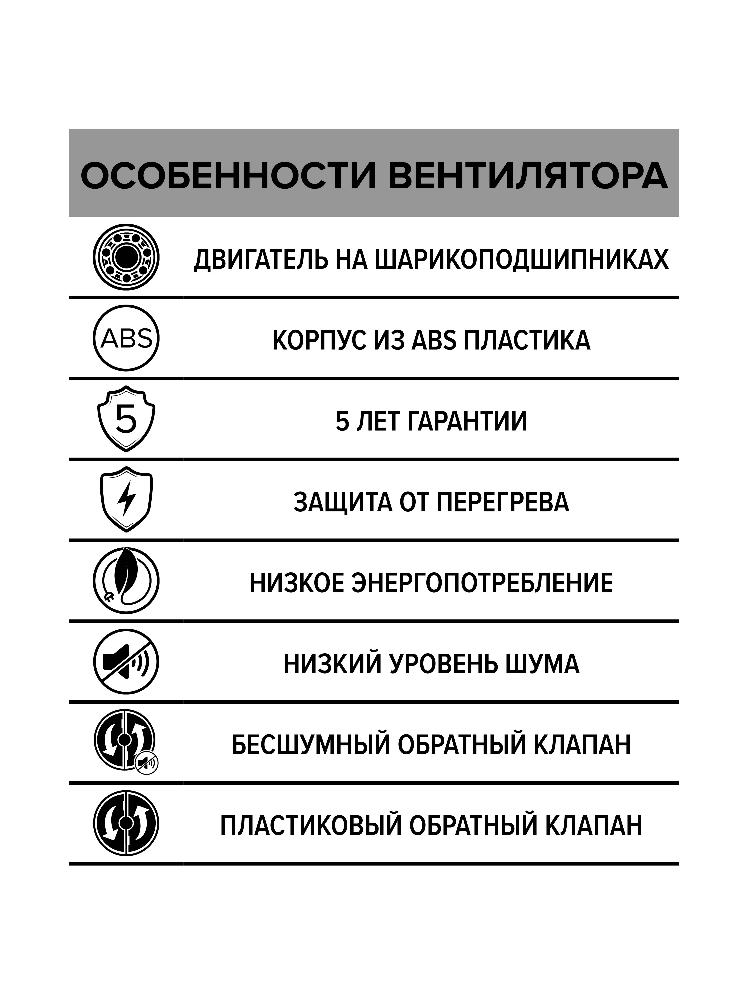 картинка Бытовой вентилятор BREEZE 5C DICITI от магазина sp-market