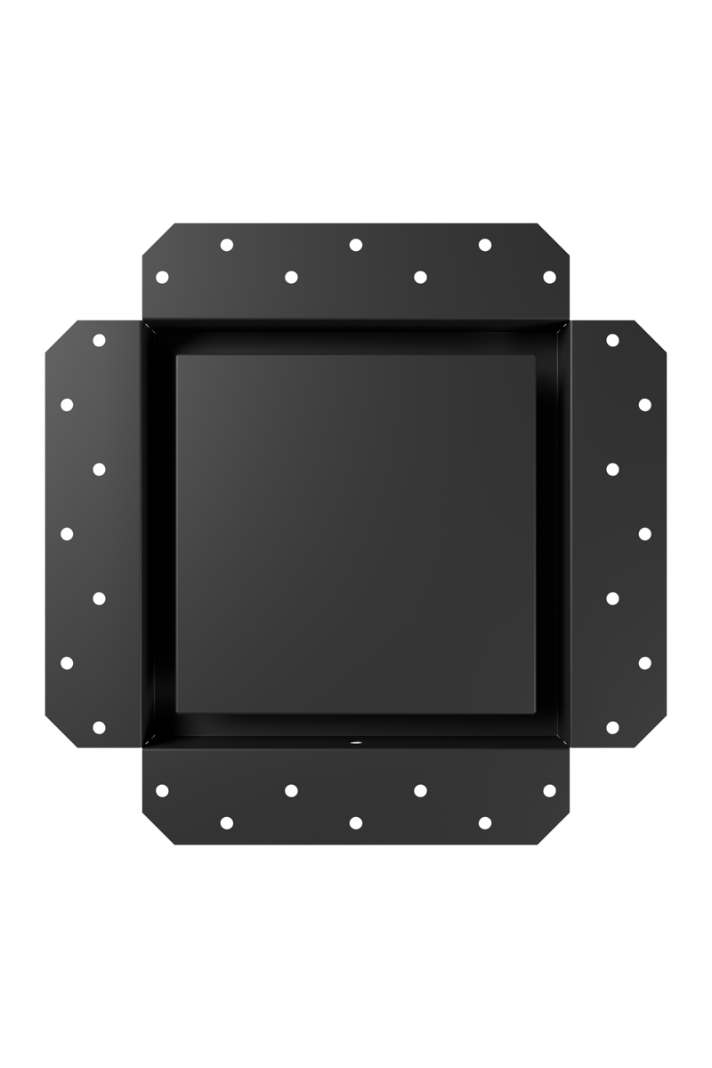 картинка Вентилятор встраиваемый EXCELLENT D100 осевой обр.клапан шариковый подшипник черный матовый ERA от магазина sp-market