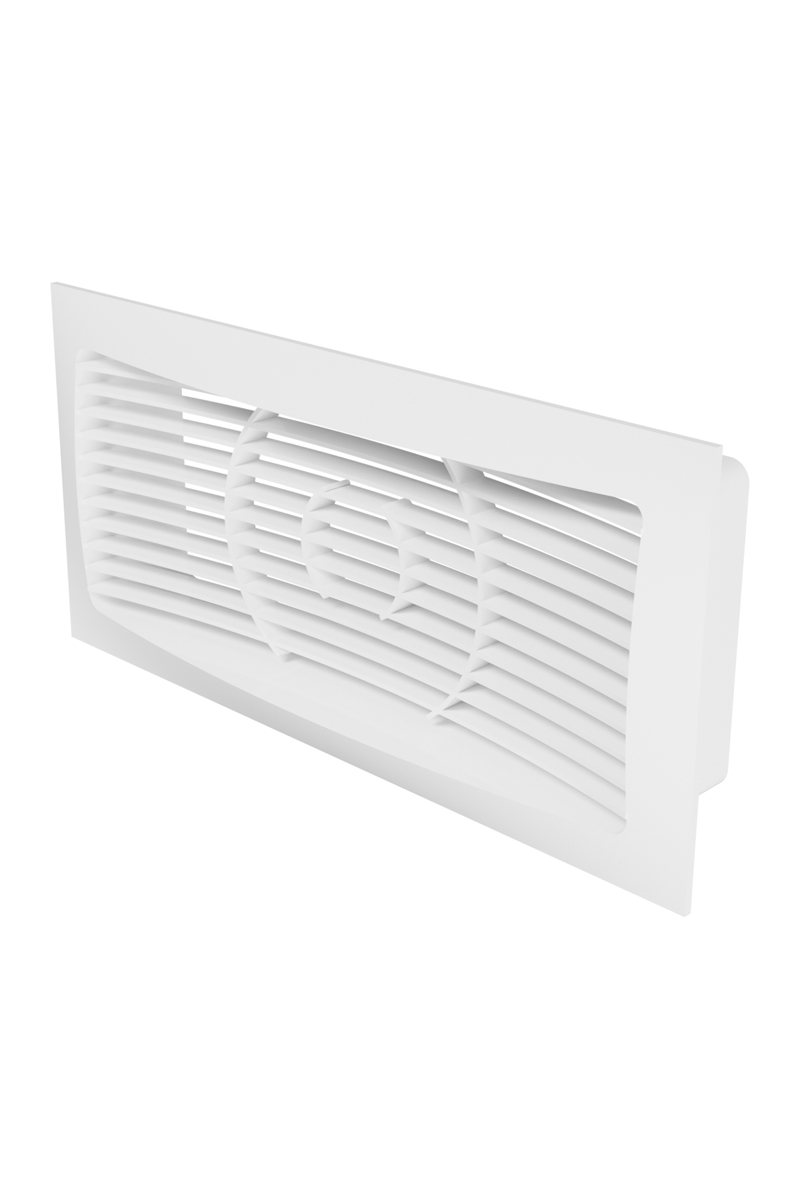 картинка Решетка вентиляционная РСФ фланец 220х90 250x120 пластик ERA от магазина sp-market