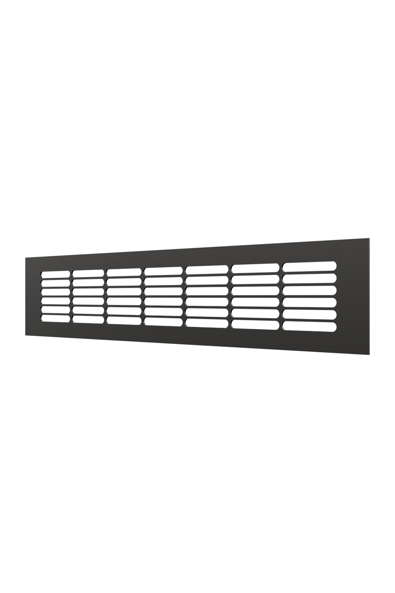 картинка Решетка вентиляционная DP AL переточная 300x60 алюминий Matt black ERA от магазина sp-market