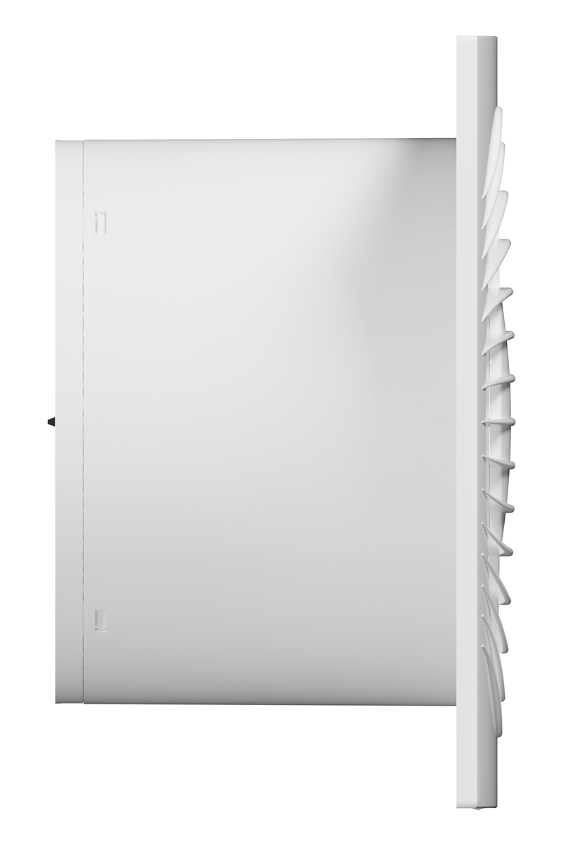 картинка Вентилятор накладной SLIM D125 обр.клапан Matt white DICITI от магазина sp-market