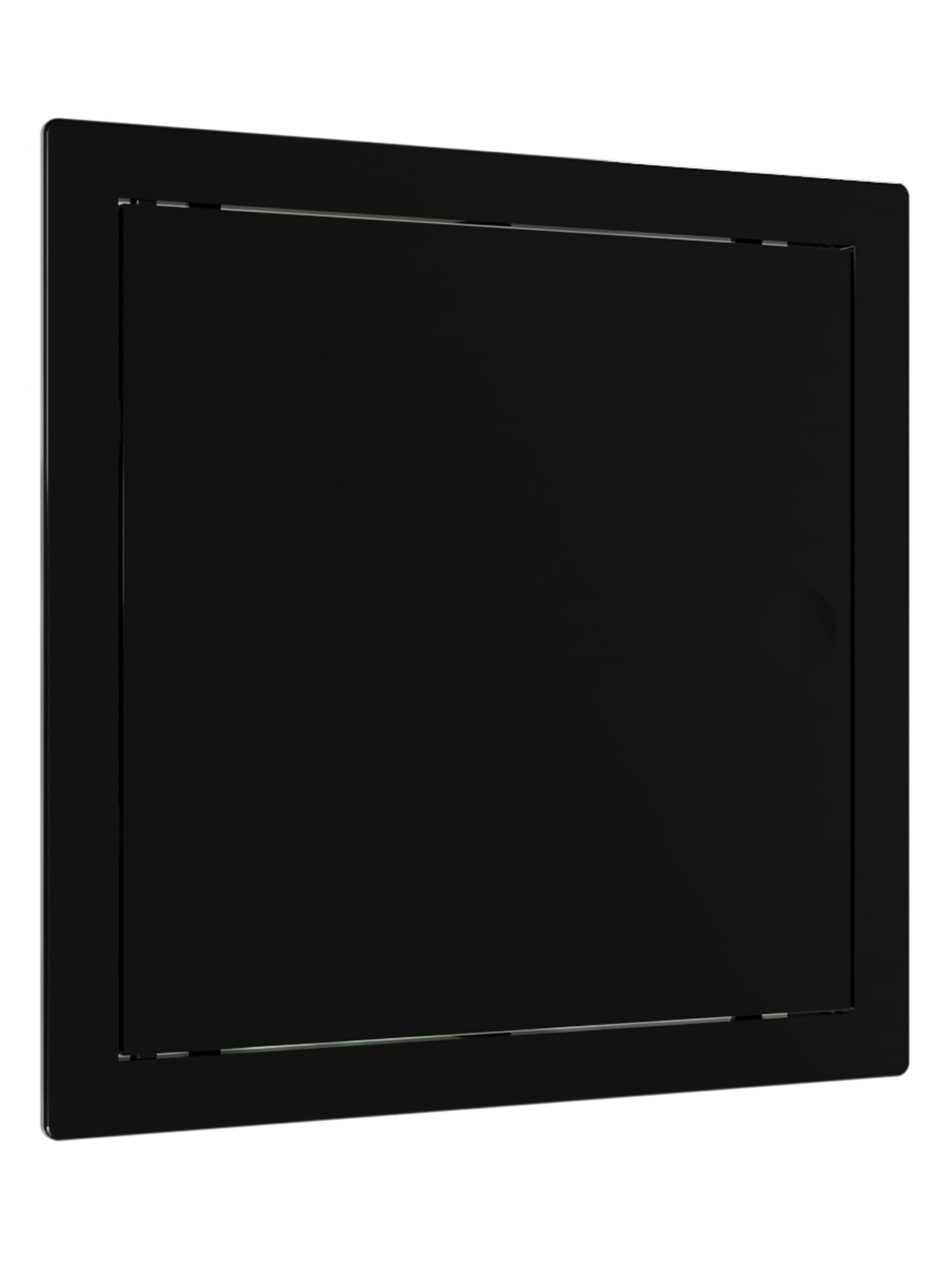 картинка Люк ревизионный LN фланец 150х150 нажимной 172х172 пластик Black EVECS от магазина sp-market