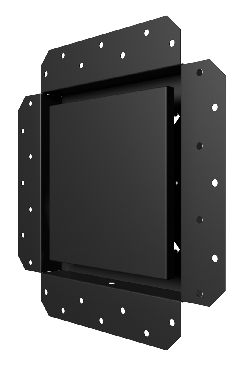 картинка Вентилятор встраиваемый EXCELLENT D100 осевой обр.клапан шариковый подшипник черный матовый ERA от магазина sp-market