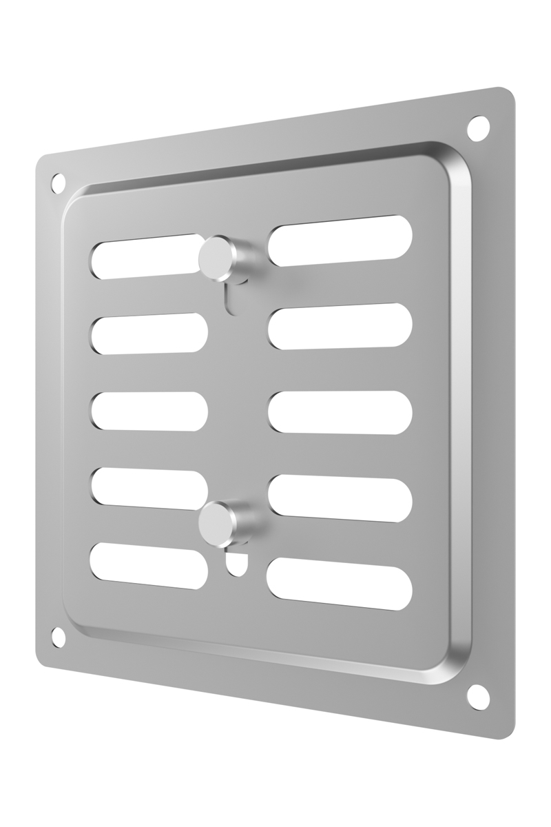 картинка Решетка вентиляционная MER регулируемая 100x100 оцинк.сталь ERA от магазина sp-market