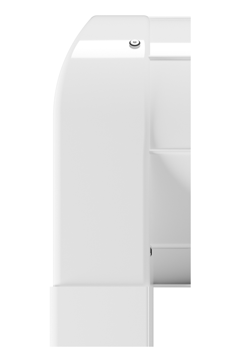 картинка Решетка вентиляционная SH 60х204 сетка разъемная на магнитах D160 ERA от магазина sp-market