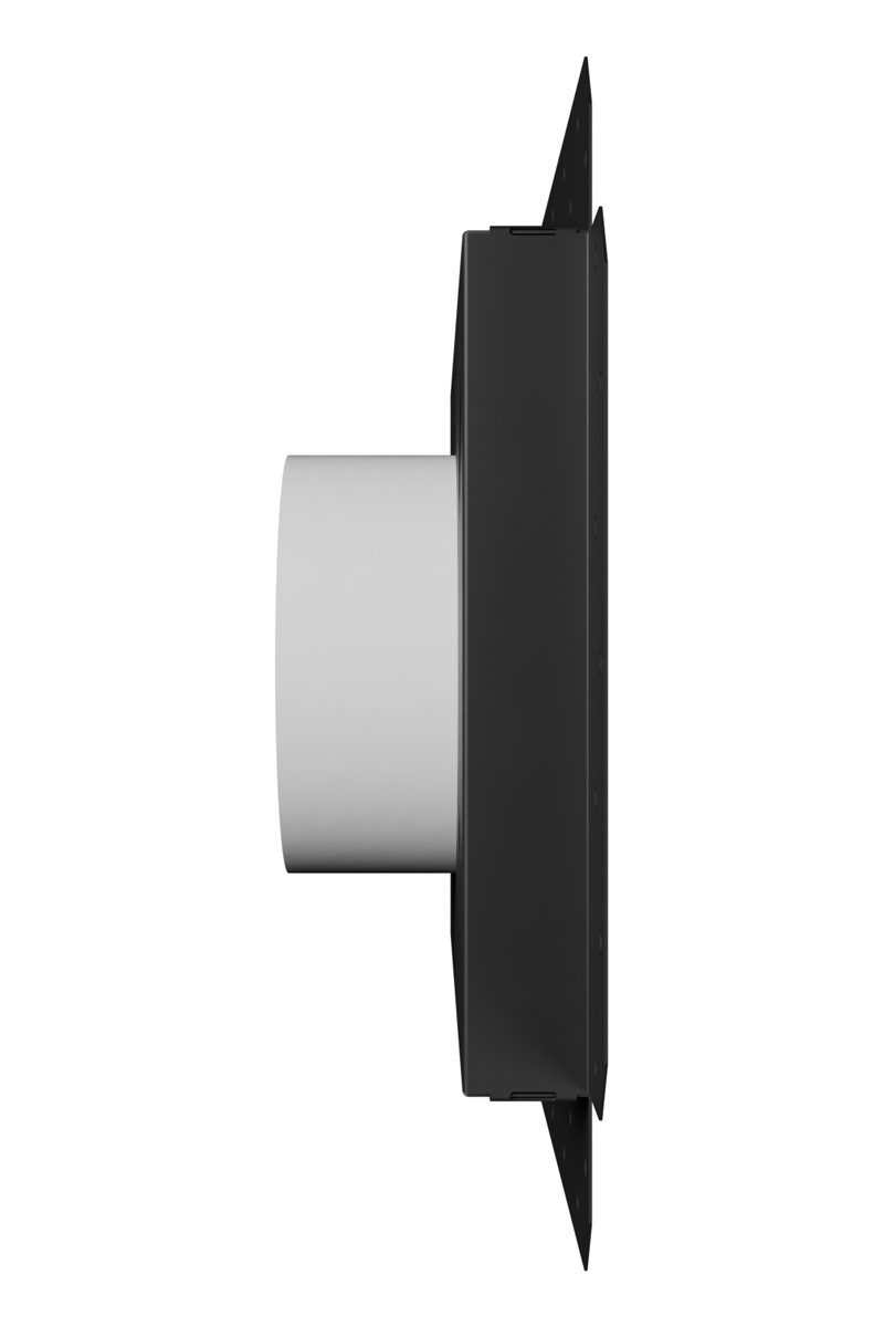 картинка Вентилятор встраиваемый EXCELLENT D125 осевой обр.клапан шариковый подшипник черный матовый ERA от магазина sp-market