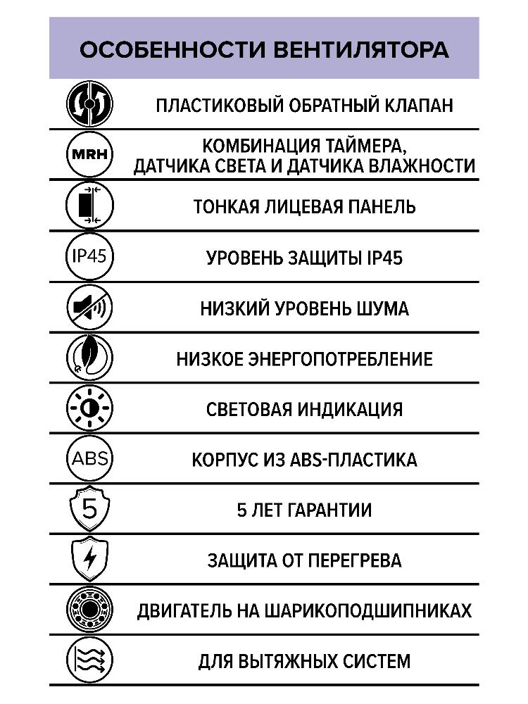 картинка Бытовой вентилятор SLIM 5C MRH DICITI от магазина sp-market